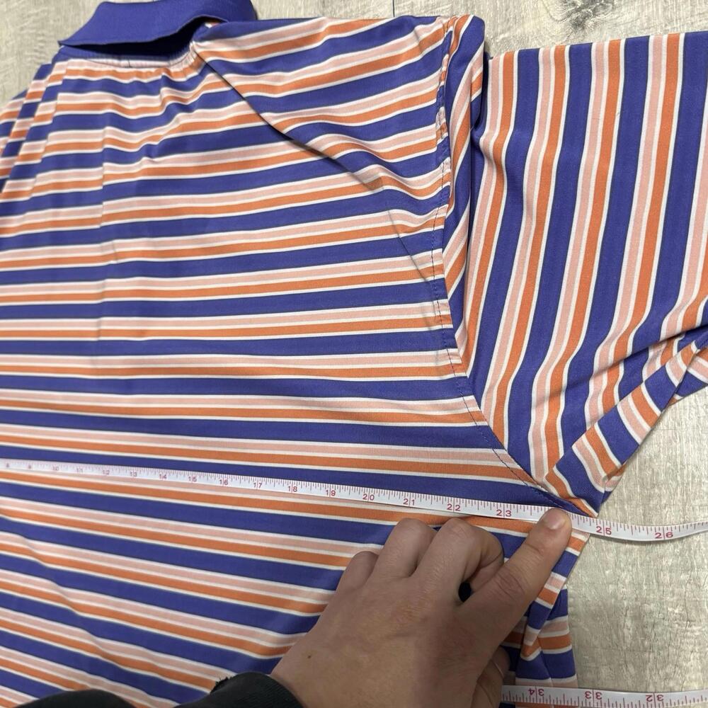 Southern Marsh Multicolor Striped Flex Polo Shirt Size Men’s XL - Picture 9 of 10